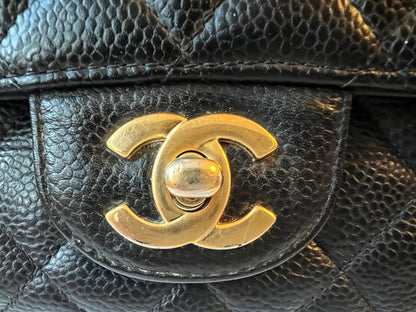 Chanel Medium Classic Flap in Black Caviar (RRP £7,550)