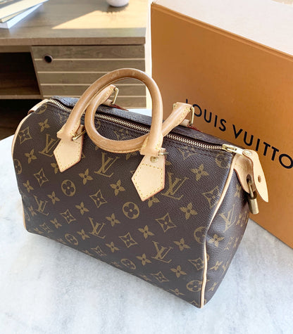 [SOLD] Louis Vuitton  Speedy 25 Monogram Satchel Bag