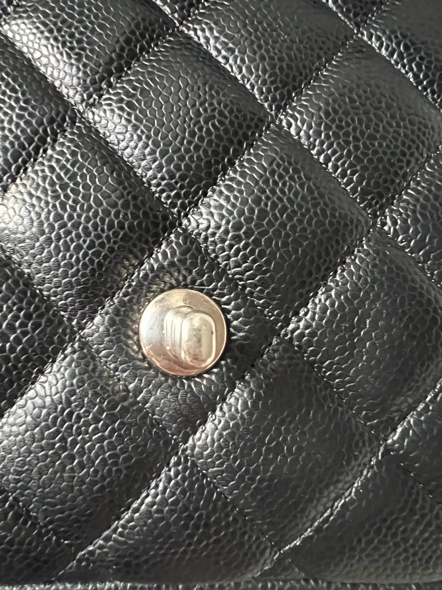 Chanel Jumbo Single Flap in Black Caviar Silver Hardware