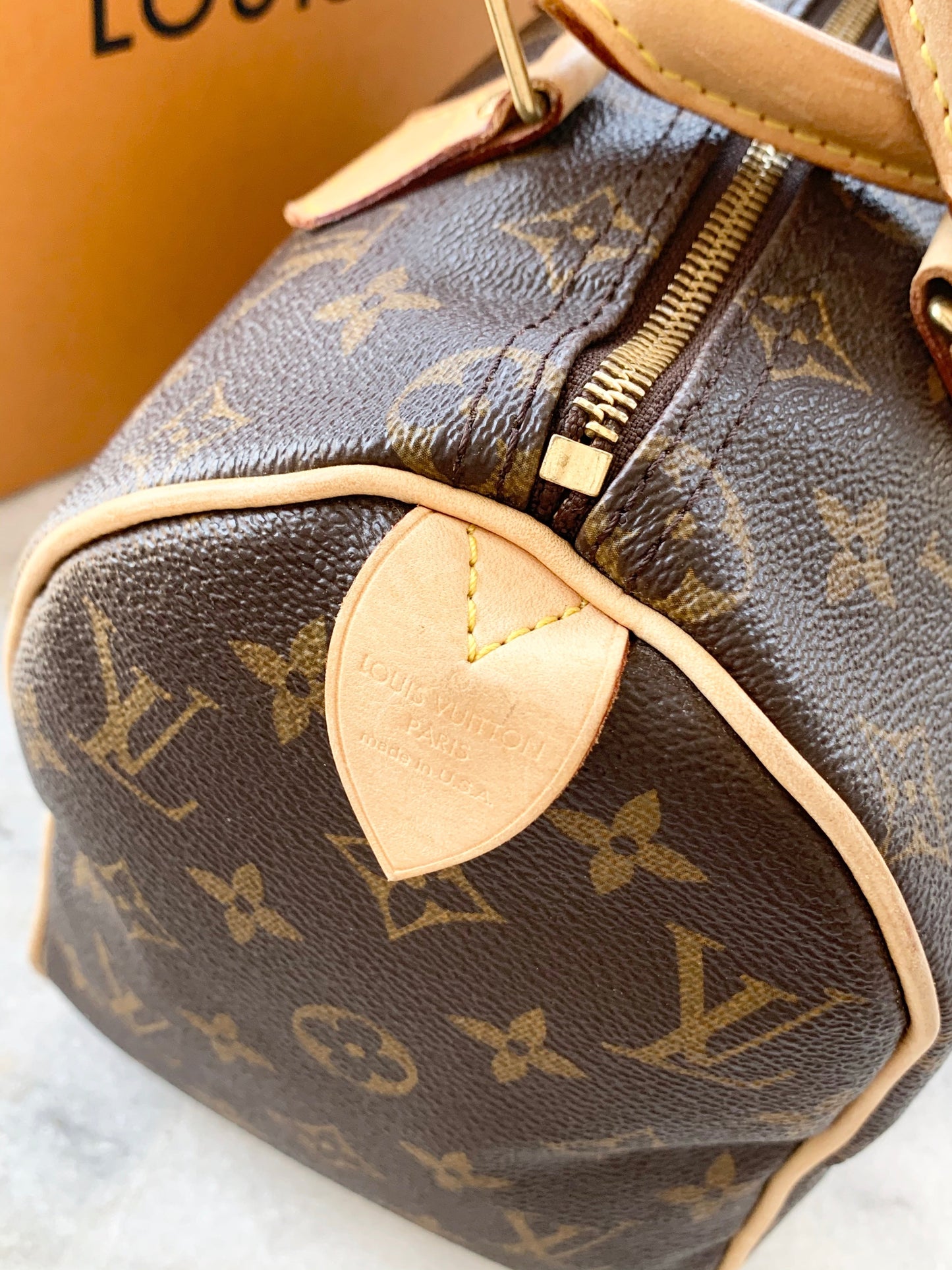 [SOLD] Louis Vuitton  Speedy 25 Monogram Satchel Bag