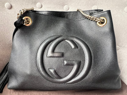 Gucci Black Soho Chain Tote (RRP £1350)