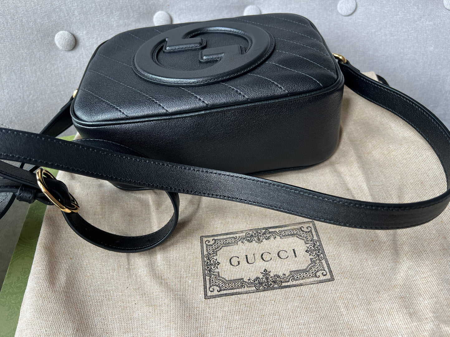 Gucci Black Small Blondie Shoulder Bag