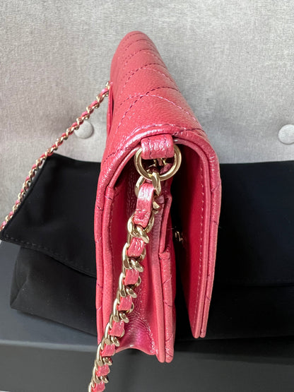 Part 2 payment - Chanel Iridescent Pink 22P Caviar Wallet on Chain (RRP £2810)