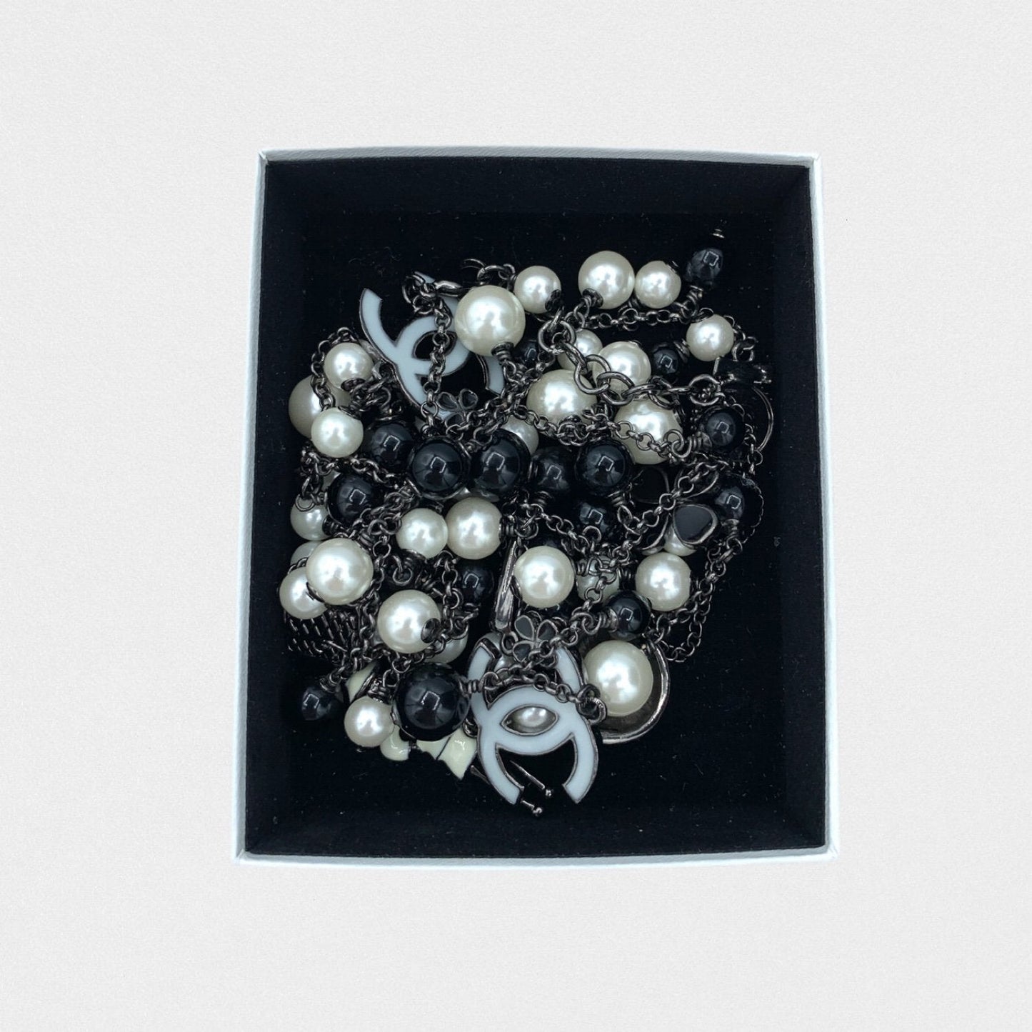 Chanel CC & pearls long necklace - 2010s