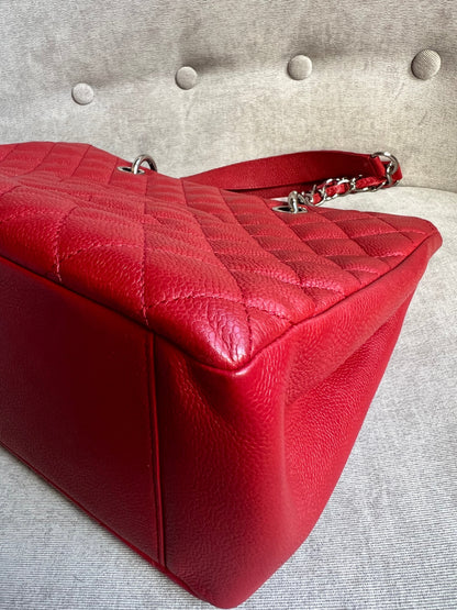 Chanel Red Caviar Grand Shopper Tote (GST)