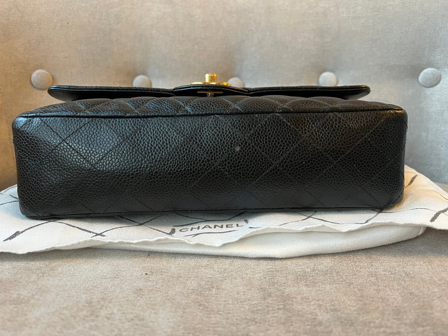 Chanel Medium Classic Flap in Black Caviar (RRP £7,550)