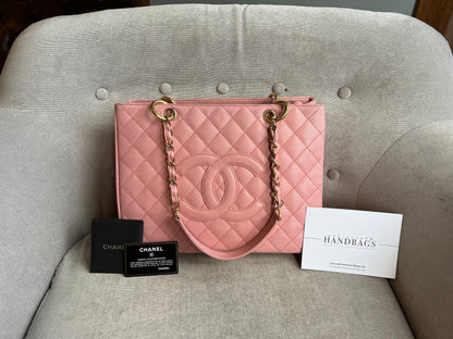 Chanel Pink Caviar Grand Shopper Tote (GST)