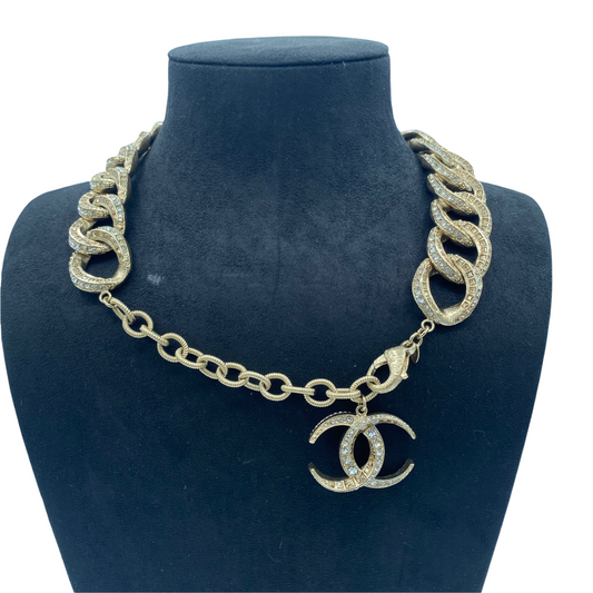 Chanel chain choker necklace - 2010s