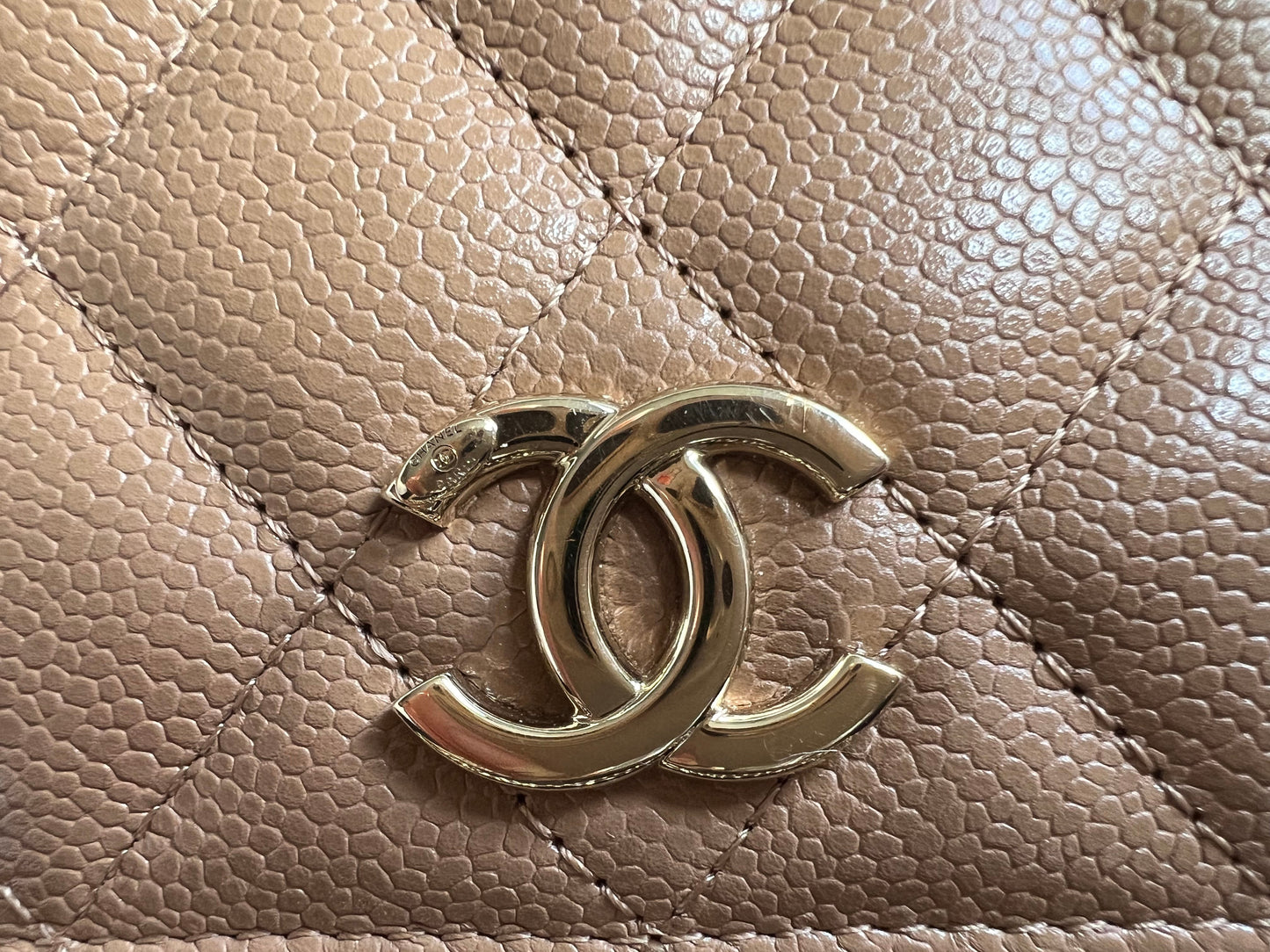 Chanel Beige Micro Business Affinity