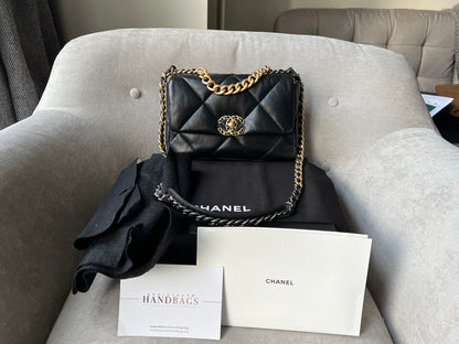 Chanel Small 19 in Black Lambskin (RRP £4,740)