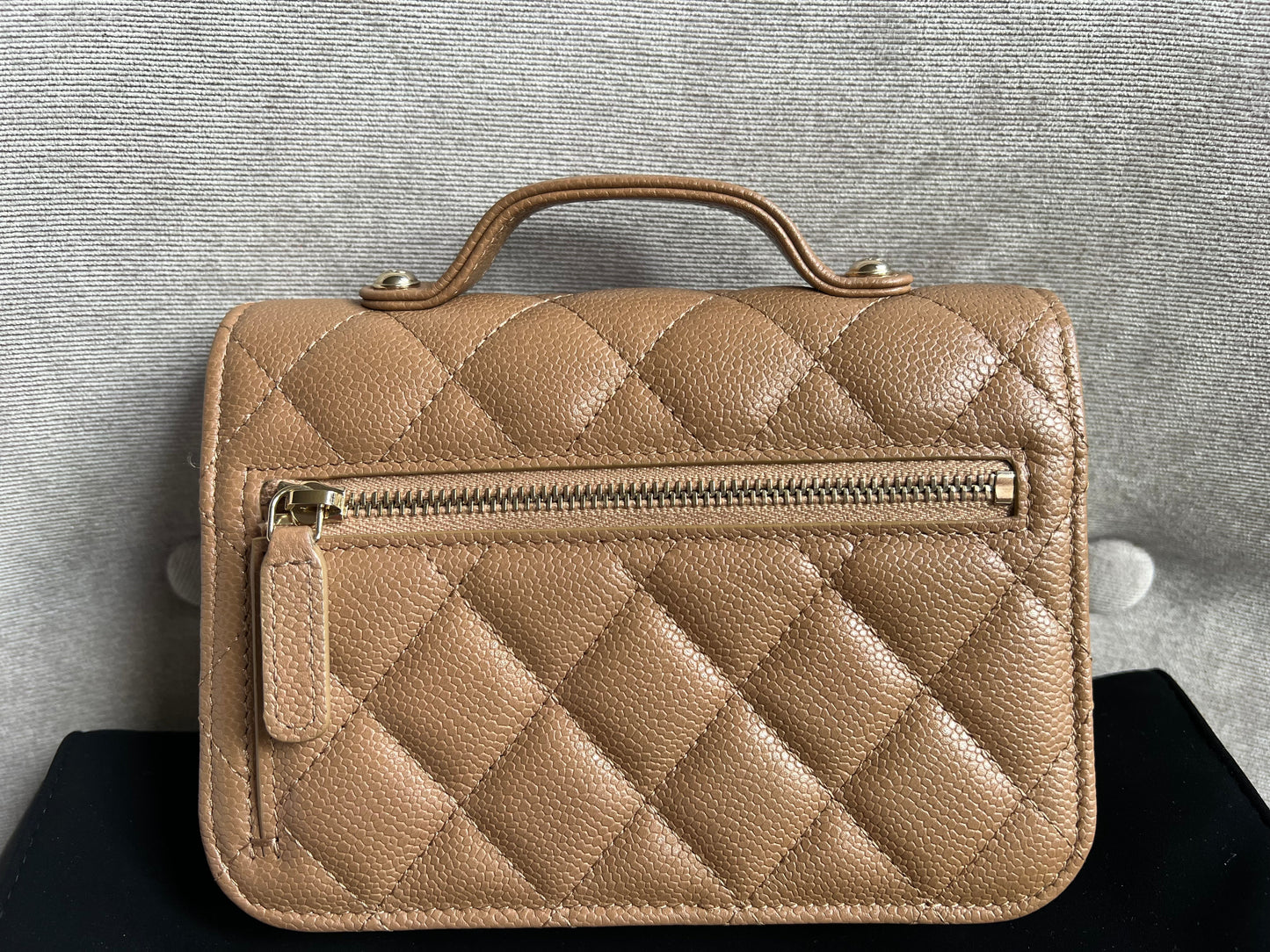 Chanel Beige Micro Business Affinity