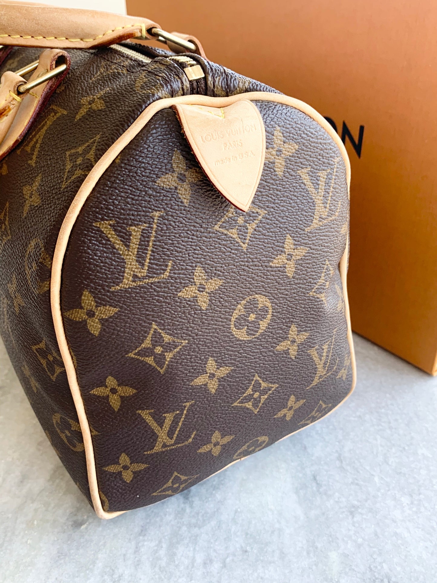 [SOLD] Louis Vuitton  Speedy 25 Monogram Satchel Bag