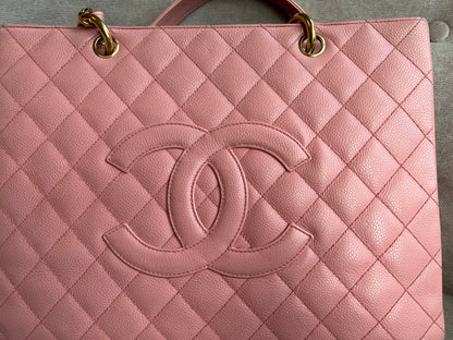 Chanel Pink Caviar Grand Shopper Tote (GST)