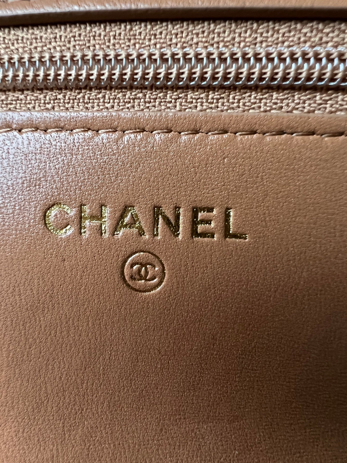 Chanel Caramel 19 Wallet on Chain