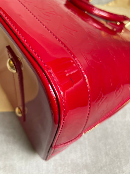 Louis Vuitton Alma PM Red Monogram Vernis (RRP £1650)