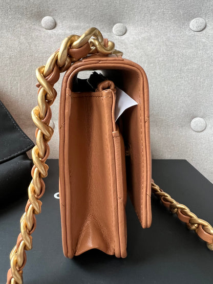 Chanel Caramel 19 Wallet on Chain