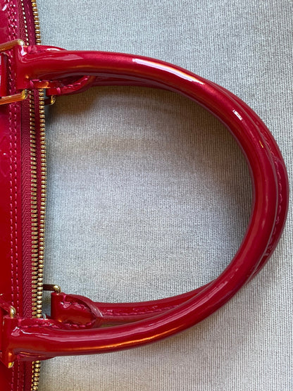 Louis Vuitton Alma PM Red Monogram Vernis (RRP £1650)