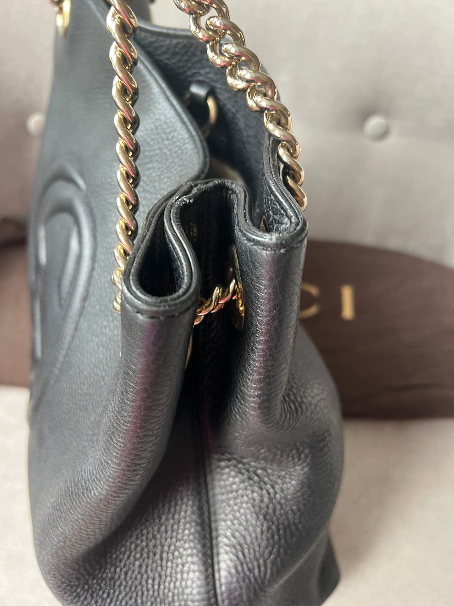 Gucci Black Soho Chain Tote (RRP £1350)