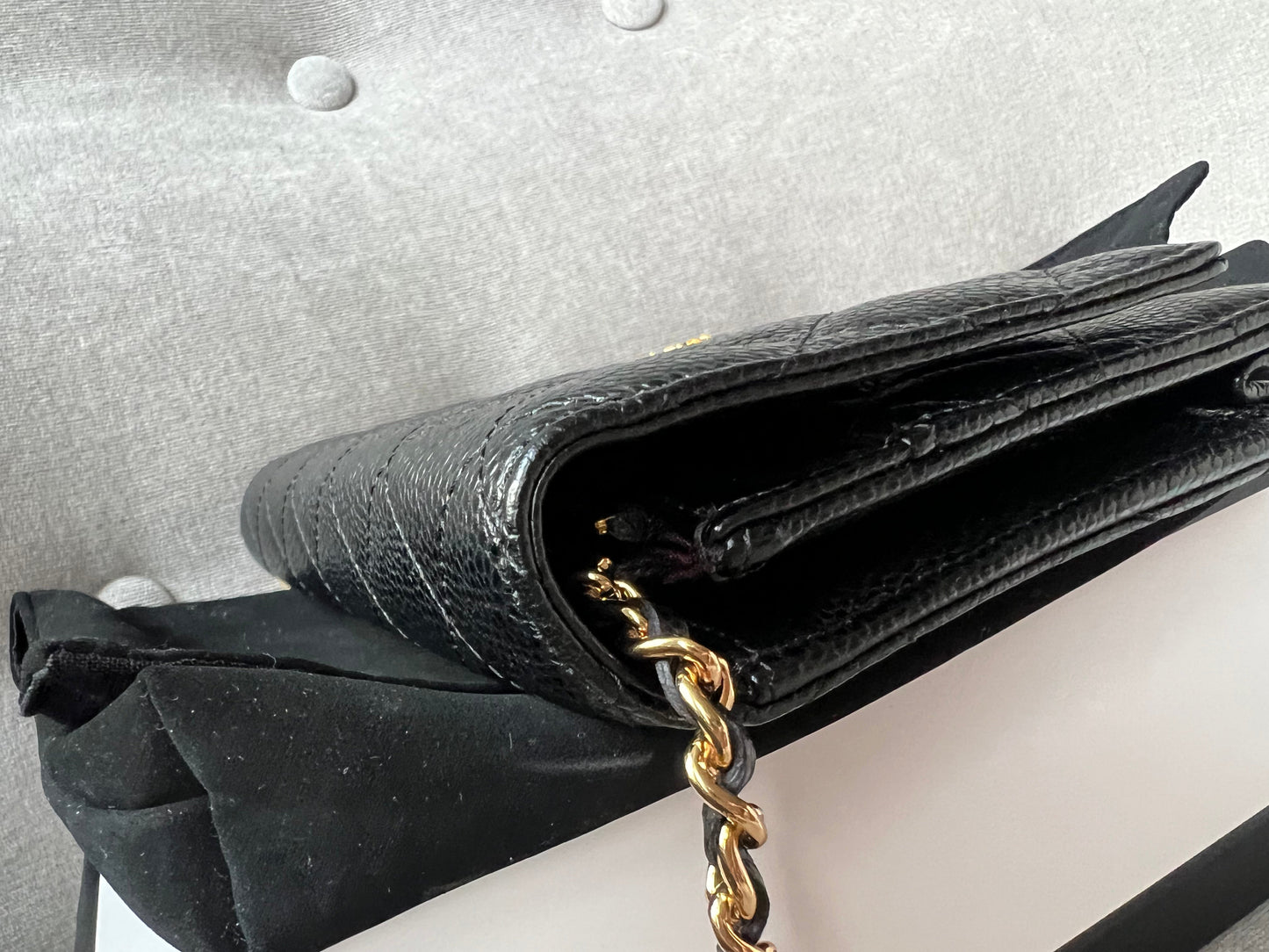 Chanel Black Caviar Wallet on Chain