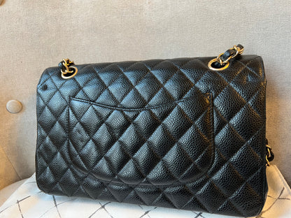 Chanel Medium Classic Flap in Black Caviar (RRP £7,550)