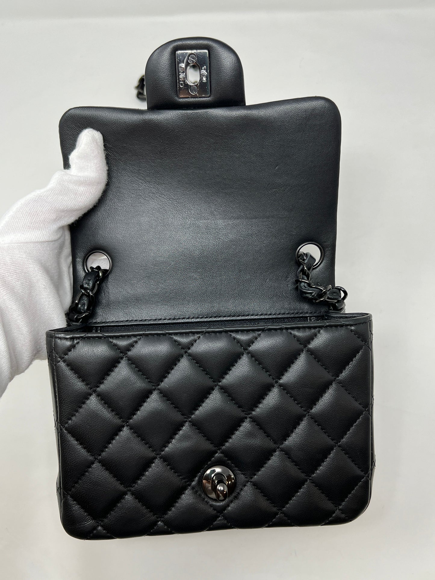 Chanel Mini Flap Square Total Black