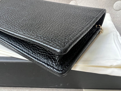 Gucci Black Soho Chain Wallet