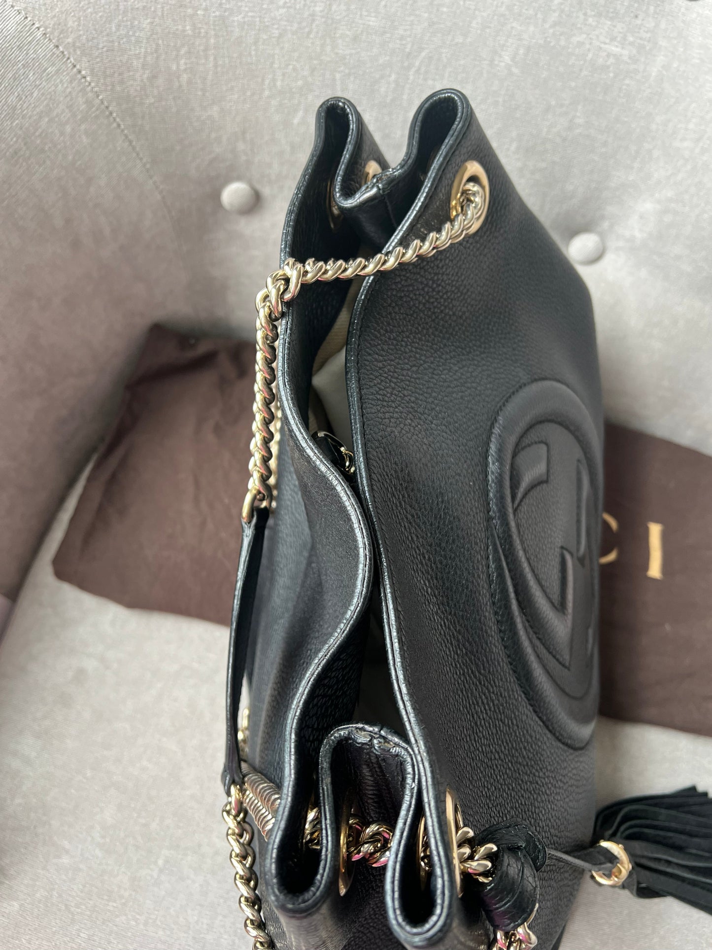 Gucci Black Soho Chain Tote (RRP £1350)