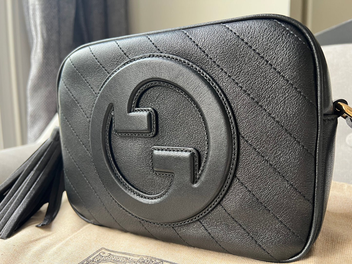 Gucci Black Small Blondie Shoulder Bag