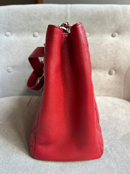 Chanel Red Caviar Grand Shopper Tote (GST)