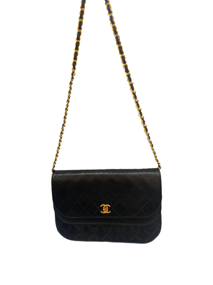 Chanel vintage dark blue quilted flap Bag