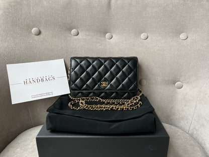 Chanel Black Caviar Wallet on Chain