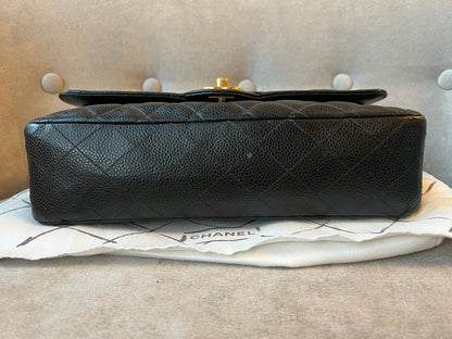 Chanel Medium Classic Flap in Black Caviar (RRP £7,550)