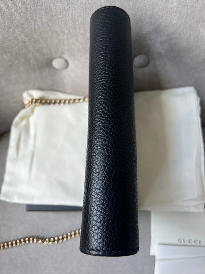 Gucci Black Soho Chain Wallet