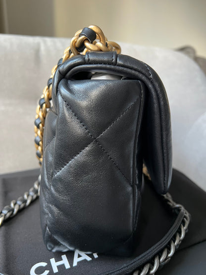 Chanel Small 19 in Black Lambskin (RRP £4,740)