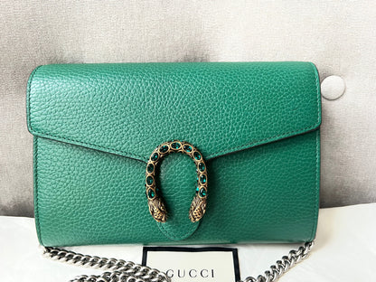 Gucci Dionysus Green Mini Chain Bag (RRP £1340)