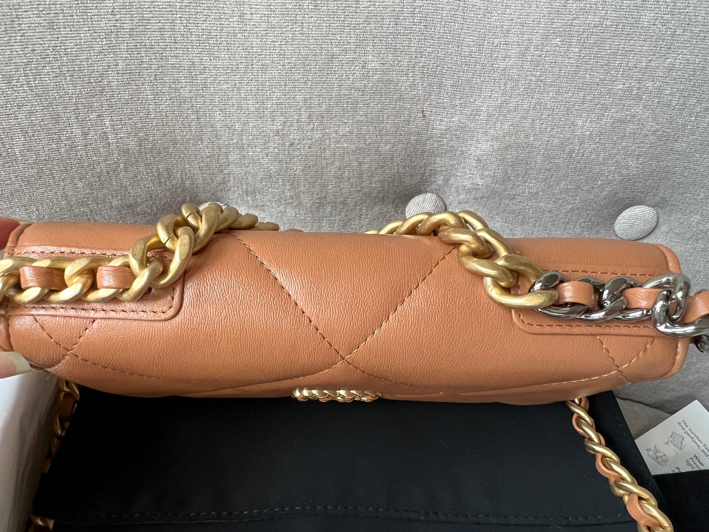 Chanel Caramel 19 Wallet on Chain