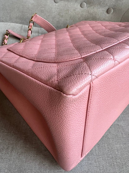 Chanel Pink Caviar Grand Shopper Tote (GST)