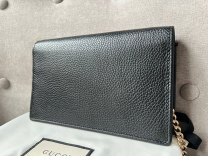 Gucci Black Soho Chain Wallet