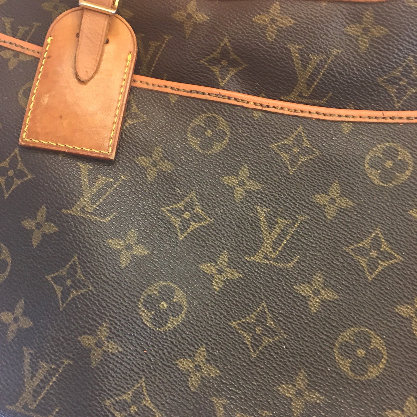 Louis Vuitton  Deauville Handbag in Brown Canvas