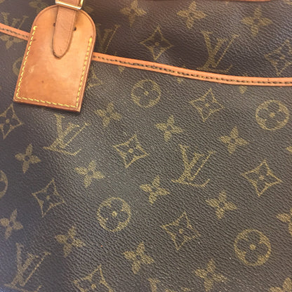 Louis Vuitton  Deauville Handbag in Brown Canvas