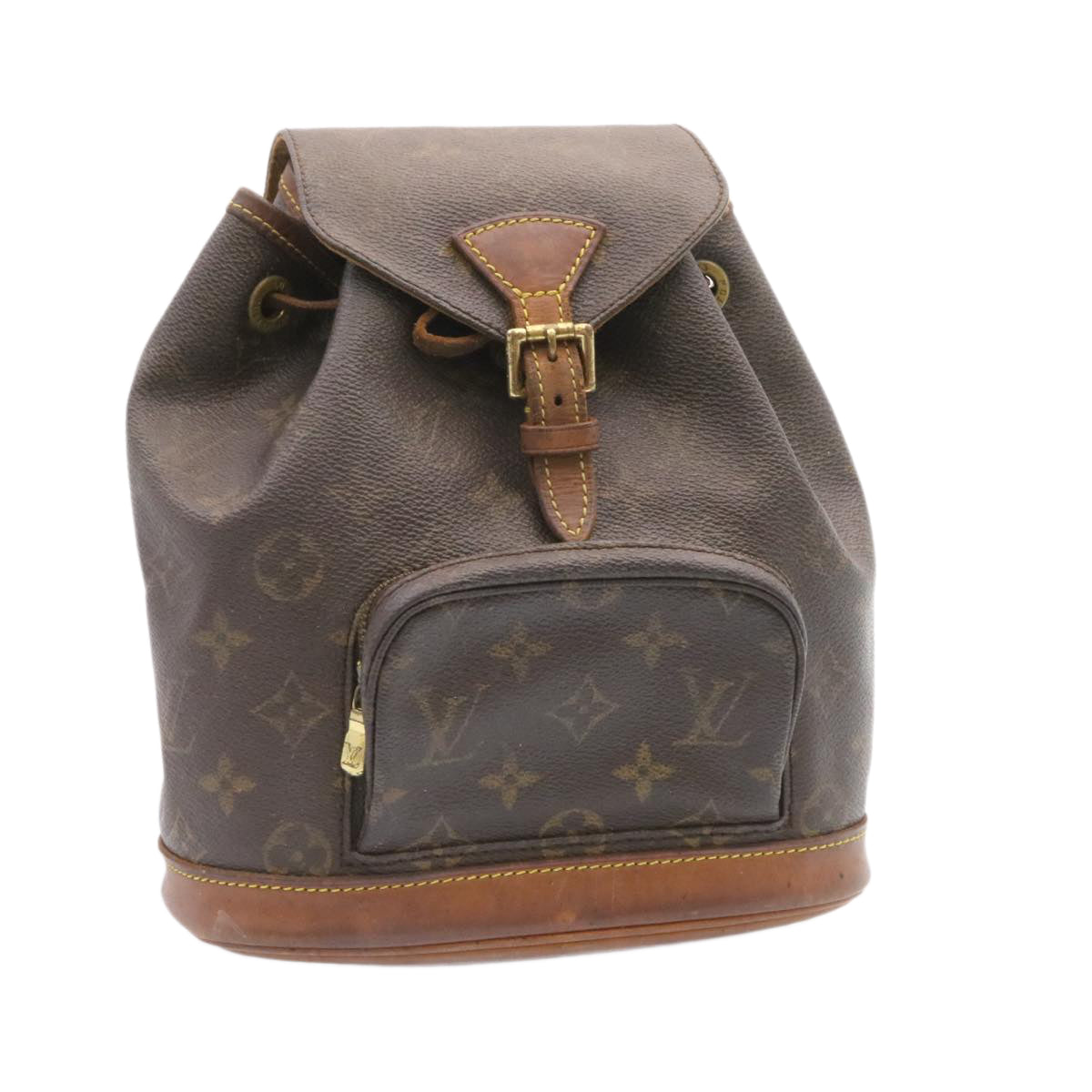 Louis Vuitton  Monogram Montsouris PM Backpack M51137 LV Auth ki1157