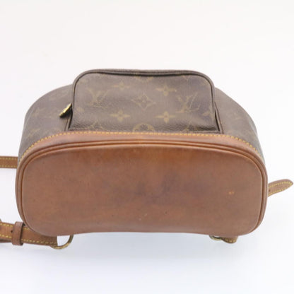 Louis Vuitton  Monogram Montsouris PM Backpack M51137 LV Auth ki1157