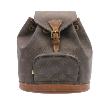 Louis Vuitton  Monogram Montsouris PM Backpack M51137 LV Auth ki1157