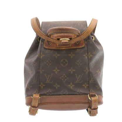 Louis Vuitton  Monogram Montsouris PM Backpack M51137 LV Auth ki1157