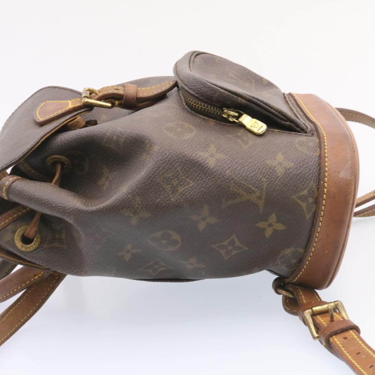 Louis Vuitton  Monogram Montsouris PM Backpack M51137 LV Auth ki1157