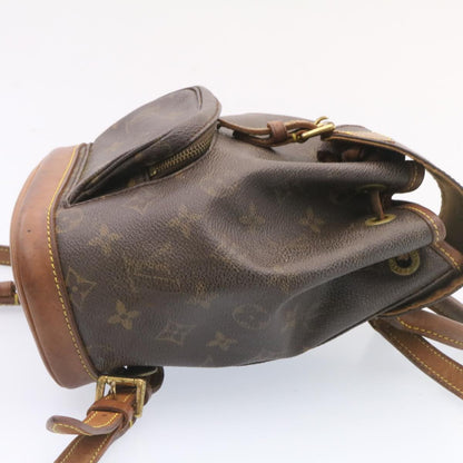 Louis Vuitton  Monogram Montsouris PM Backpack M51137 LV Auth ki1157