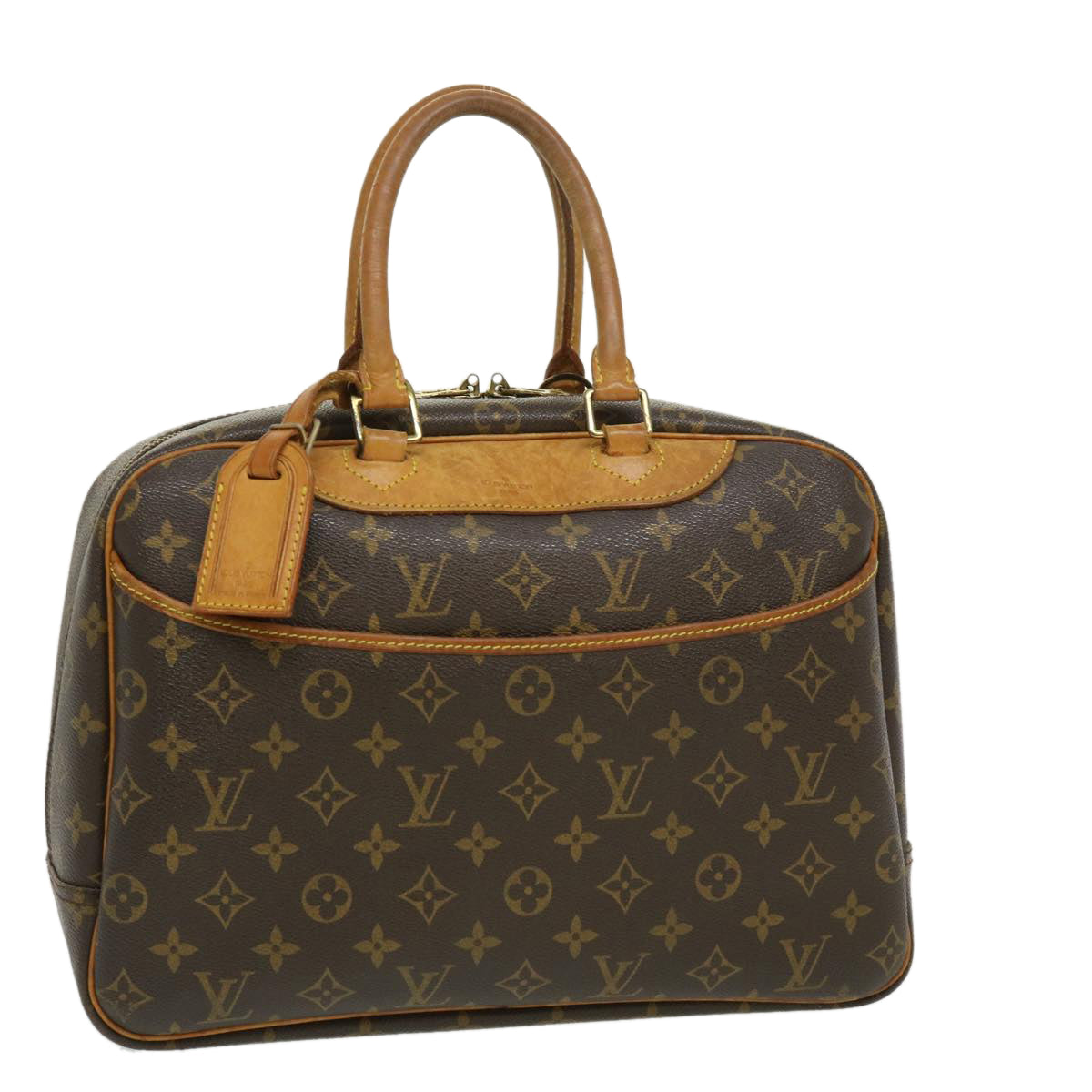 Louis Vuitton  Monogram Deauville Hand Bag M47270 LV Auth ki1997