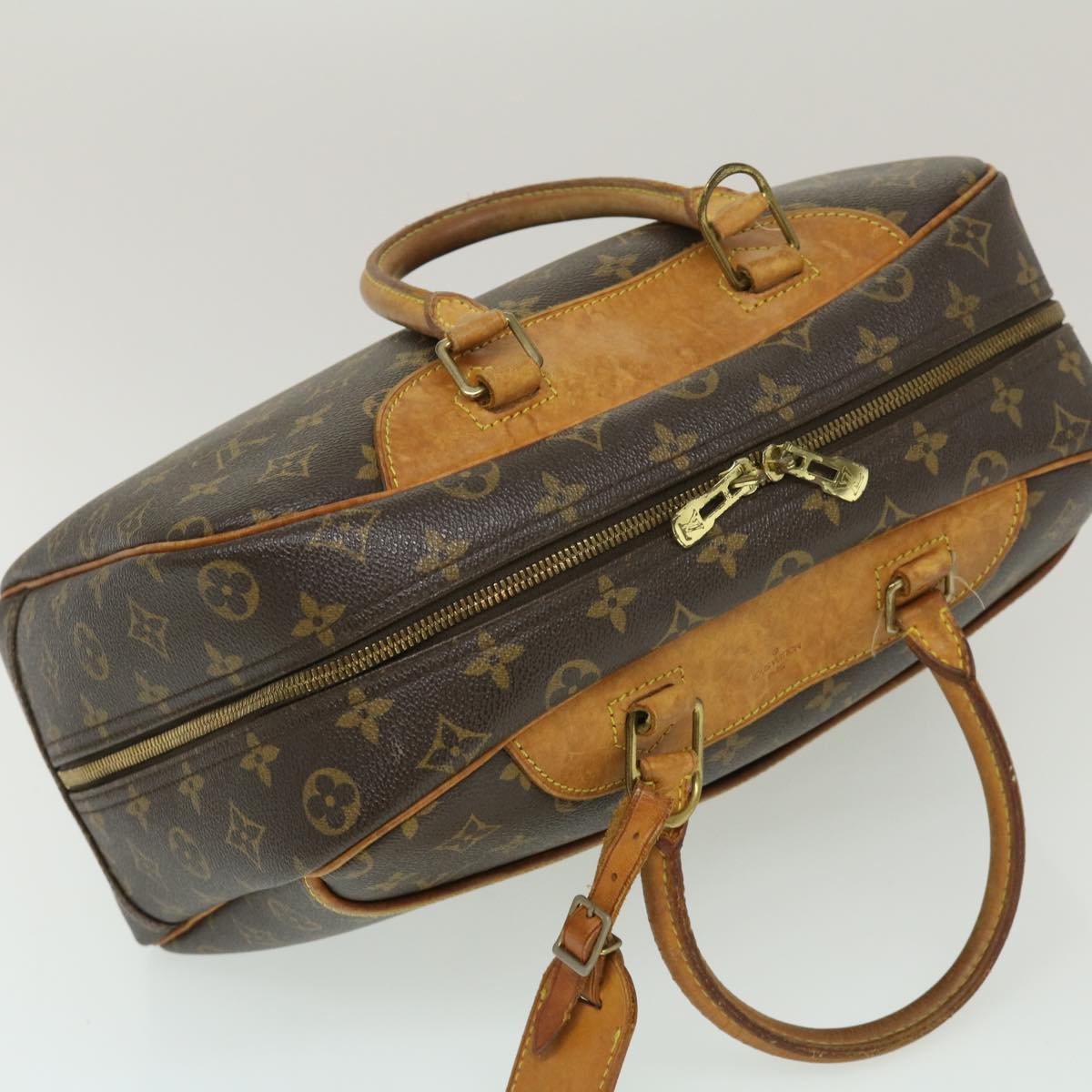 Louis Vuitton  Monogram Deauville Hand Bag M47270 LV Auth ki1997