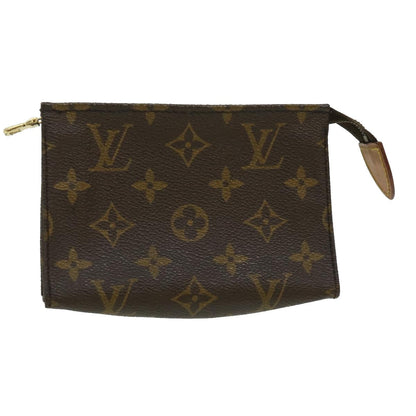 Louis Vuitton  Monogram Poche Toilette 15 Pouch M47546 LV Auth ki2185