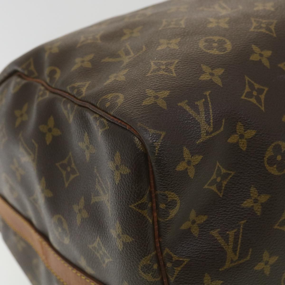 Louis Vuitton  Monogram Keepall Bandouliere 55 Boston Bag M41414 LV Auth ki2612